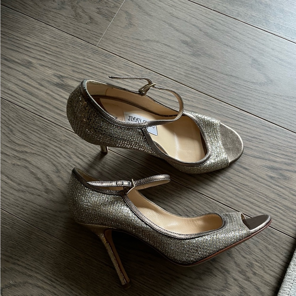 Jimmy Choo Sparkle Heels Sz 36